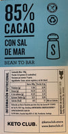CHOCOLATE 85% CACAO CON SAL DE MAR