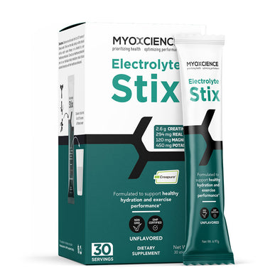 ELECTROLITOS MYOXCIENCE STIX SIN SABOR (30 un)