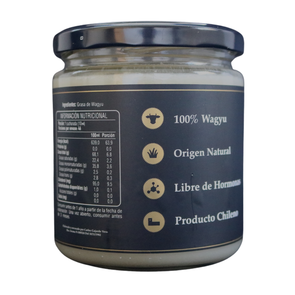 TALLOW DE WAGYÚ - MANTECA DE WAGYÚ (460ML)