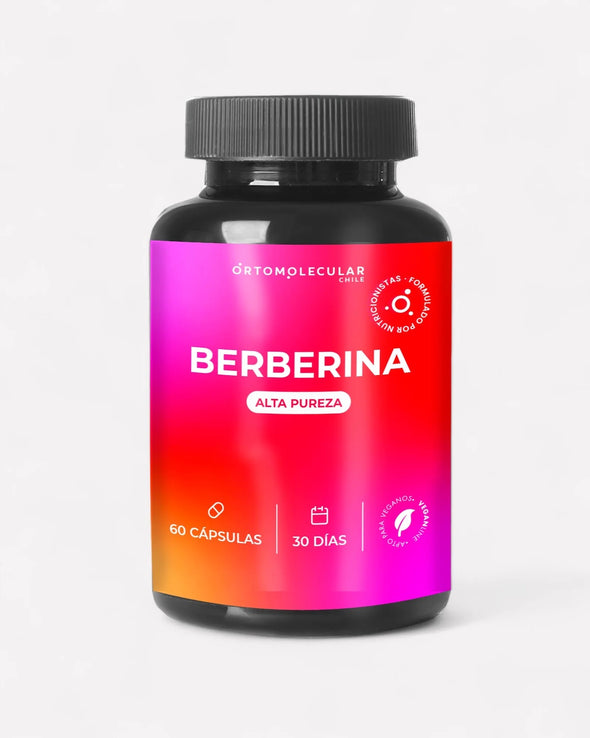 BERBERINA 500mg  ORTOMOLECULAR (60 CÁPS)