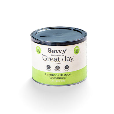 MAGNESIO CITRATO GREAT DAY - SABOR LIMONADA DE COCO - SAVVY