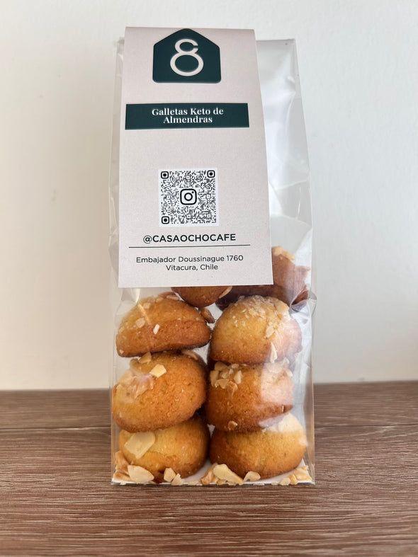 GALLETAS KETO DE ALMENDRA CASA OCHO CAFÉ