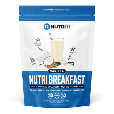 COLÁGENO+ MCT NUTRIBREAKFAST VAINILLA (420 gr)