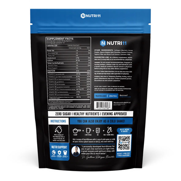 COLÁGENO NUTRIDINNER CHOCOLATE  (453GR)
