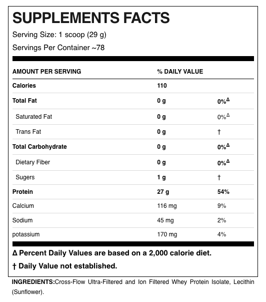 ISONATURAL PURE WHEY PROTEIN ALLMAX SIN SABOR 900 grs.