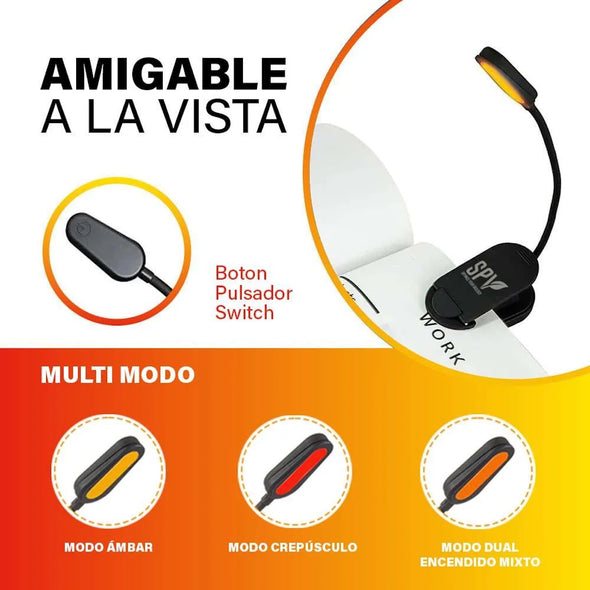 BOOK LIGHT SPV (LUZ DE LECTURA)