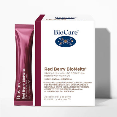 Probióticos + D3 - Red Berry Biomelts - 28 Sachets