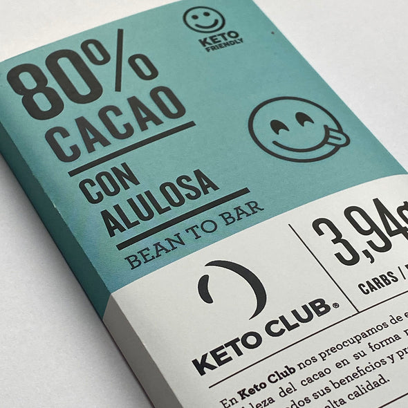 CHOCOLATE 80% CACAO KETO CLUB