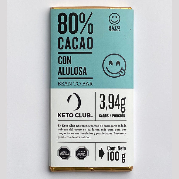 CHOCOLATE 80% CACAO KETO CLUB