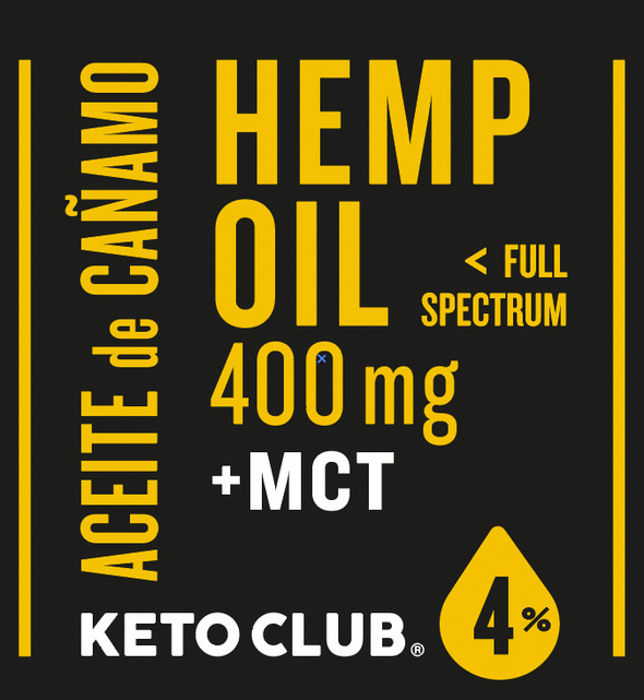 HEMP OIL FULL SPECTRUM 400MG 4% (con MCT)