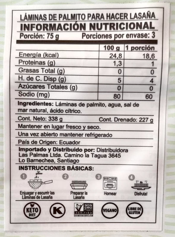 PALMINI LASAGNA (340 g)